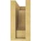 Ekena Millwork 4"W x 8"D x 8"H Classic Newport Rough Cedar Woodgrain TimberThane Corbel, Primed Tan CORUR04X08X08NEWRCPR - alternate 3